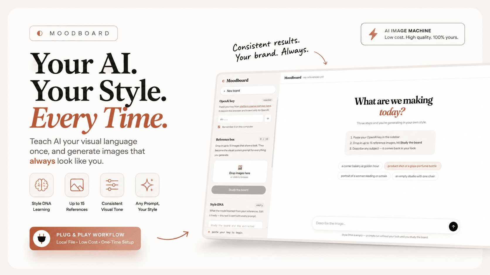 Moodboard AI — Build Your Own AI Image Generator That Matches Your Brand Style — image 1 of 1