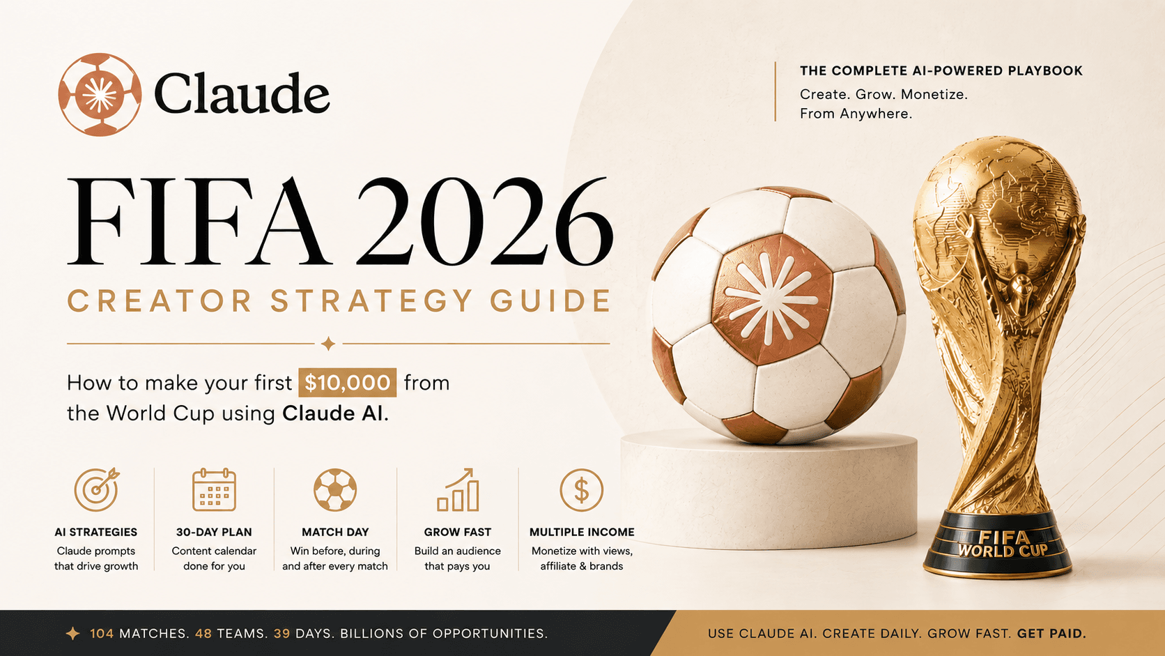 FIFA 2026 Creator Strategy Guide | Build a World Cup Content Page with Claude AI — image 1 of 1